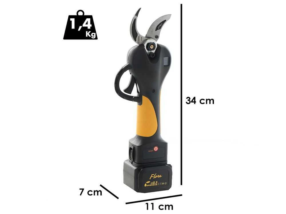 Agritec Flora PC38 - Forbici Elettriche Da Potatura - 2x 21.6V 2.5Ah 3 Agritec Flora PC38 - Forbici Elettriche Da Potatura - 2x 21.6V 2.5Ah - immagine 3