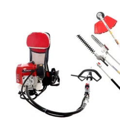 Cura Del Giardino 22 Attila ADG 45 KC-Z - Decespugliatore A Scoppio A Zaino Multifunzione - Motore Kawasaki TJ45E