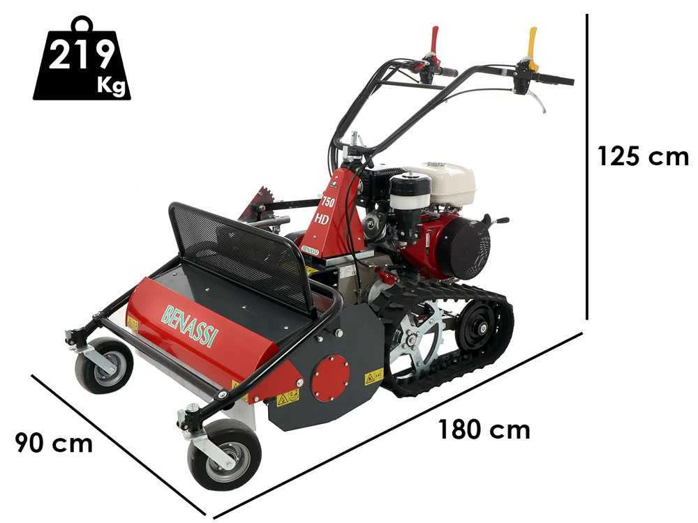 Benassi T750 HD - Trinciaerba Professionale A Martelli Cingolato - Honda GX390 2 Benassi T750 HD - Trinciaerba Professionale A Martelli Cingolato - Honda GX390 - immagine 2
