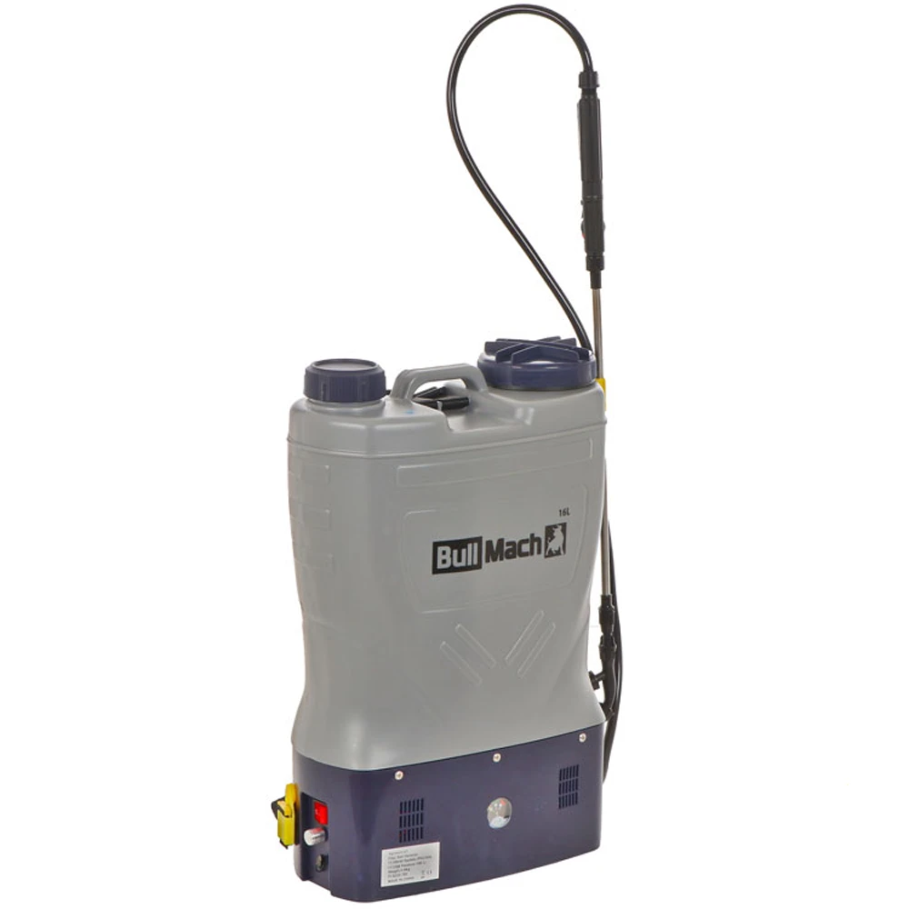 BullMach Pandora 16E LA - Pompa Irroratrice A Spalla Elettrica A Batteria - 12V 8Ah 1 BullMach Pandora 16E LA - Pompa Irroratrice A Spalla Elettrica A Batteria - 12V 8Ah