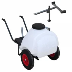 Carriola Irrorazione Con Cisterna 120 Lt Per Applicazione Pompa A Scoppio Comet Con Gancio