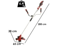 Einhell AGILLO - Decespugliatore A Batteria - 18V - 2x 3Ah -Cura Del Giardino einhell agillo decespugliatore a batteria 18v 2x 3ah decespugliatore a batteria einhell agillo 29222 15 1621428316 IMG 60a5085ca8adf