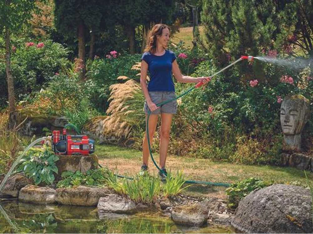 Einhell Aquinna 18/30 F Led - Pompa Autoadescante A Batteria - 3Ah 2X18V 4 Einhell Aquinna 18/30 F Led - Pompa Autoadescante A Batteria - 3Ah 2X18V - immagine 4