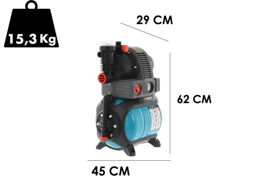 Gardena 4000/5 Eco - Pompa Autoclave - 850 W - 3.500 L/h 6 Gardena 4000/5 Eco - Pompa Autoclave - 850 W - 3.500 L/h - immagine 6