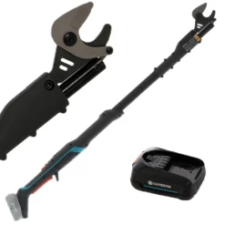 Gardena EasyCut 110/18V P4A - Forbice Elettrica Da Potatura Su Asta - 18V 2Ah