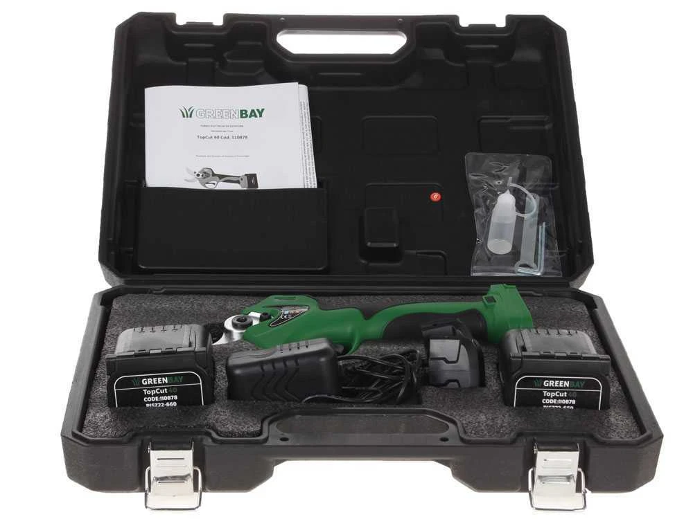 GreenBay TopCut 40 - Forbice Elettrica Da Potatura - 2x 21V 4Ah 12 GreenBay TopCut 40 - Forbice Elettrica Da Potatura - 2x 21V 4Ah - immagine 12
