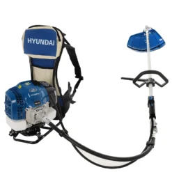 Hyundai TT-BG520-2 - Decespugliatore A Zaino - 52 Cc - A Spalla, Impugnatura Singola, Doppio Filo