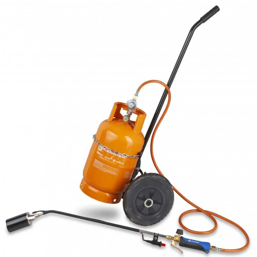 Kemper 1431 - Diserbante Ecologico Brucia Erba - Con Carrello E Tubo Da 5 M - Pirodiserbo 1 Kemper 1431 - Diserbante Ecologico Brucia Erba - Con Carrello E Tubo Da 5 M - Pirodiserbo