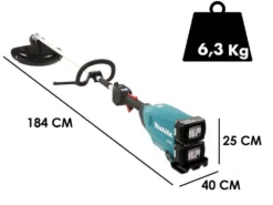 Makita DUR369LZ - Decespugliatore A Batteria - 36V - SENZA BATTERIE E CARICABATTERIE -Cura Del Giardino makita dur369lz decespugliatore a batteria 36v senza batterie e caricabatterie decespugliatore a batteria makita dur369lz 28690 6 1619768731 IMG 608bb59b5638d