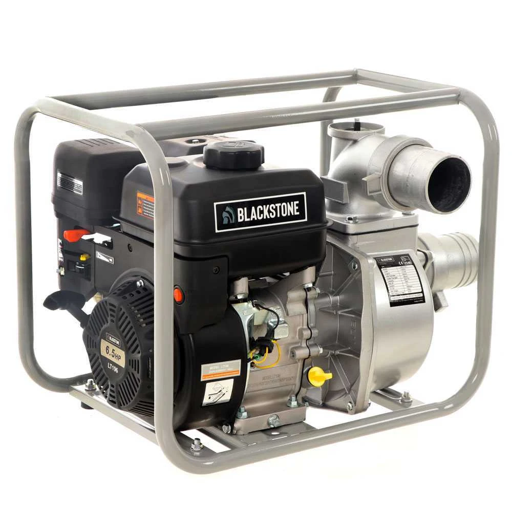 Motopompa A Scoppio Blackstone LP 80 EVO Raccordi 80 Mm - 3 Pollici, Autoadescante - 6,5 Hp 1 Motopompa A Scoppio Blackstone LP 80 EVO Raccordi 80 Mm - 3 Pollici, Autoadescante - 6,5 Hp