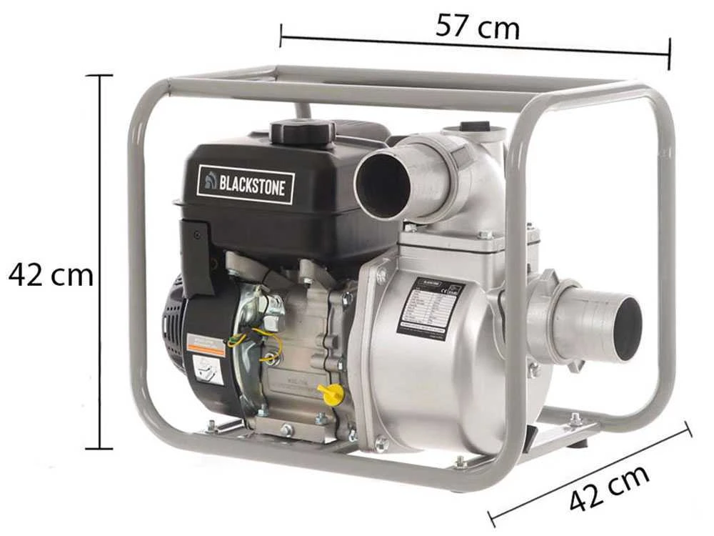 Motopompa A Scoppio Blackstone LP 80 EVO Raccordi 80 Mm - 3 Pollici, Autoadescante - 6,5 Hp 12 Motopompa A Scoppio Blackstone LP 80 EVO Raccordi 80 Mm - 3 Pollici, Autoadescante - 6,5 Hp - immagine 12
