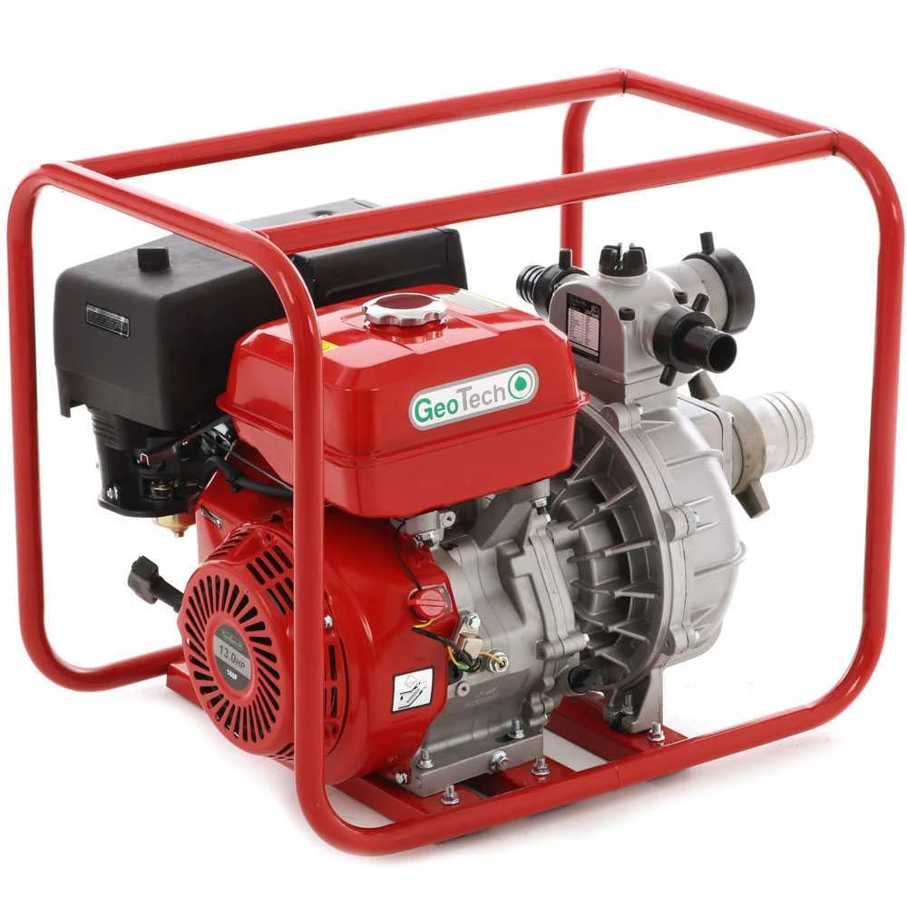 Motopompa A Scoppio GeoTech LHP80 Raccordi Da 80 Mm - 3 Pollici, Autoadescante - 13 Hp 1 Motopompa A Scoppio GeoTech LHP80 Raccordi Da 80 Mm - 3 Pollici, Autoadescante - 13 Hp