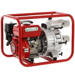 Motopompa A Scoppio GeoTech LTP80 Per Acque Nere Sporche Con Raccordi Da 80 Mm