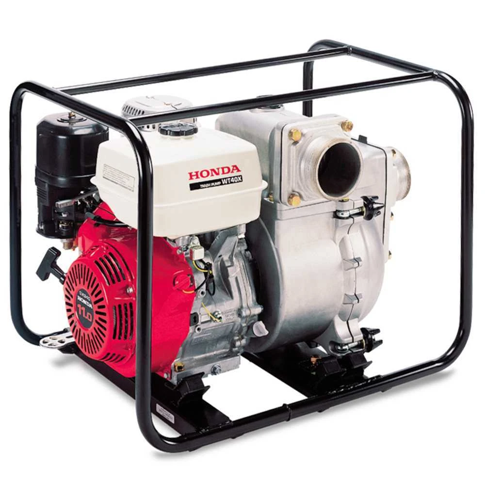 Motopompa A Scoppio Honda WT 40 Per Acque Nere Sporche Con Raccordi Da 100 Mm 1 Motopompa A Scoppio Honda WT 40 Per Acque Nere Sporche Con Raccordi Da 100 Mm