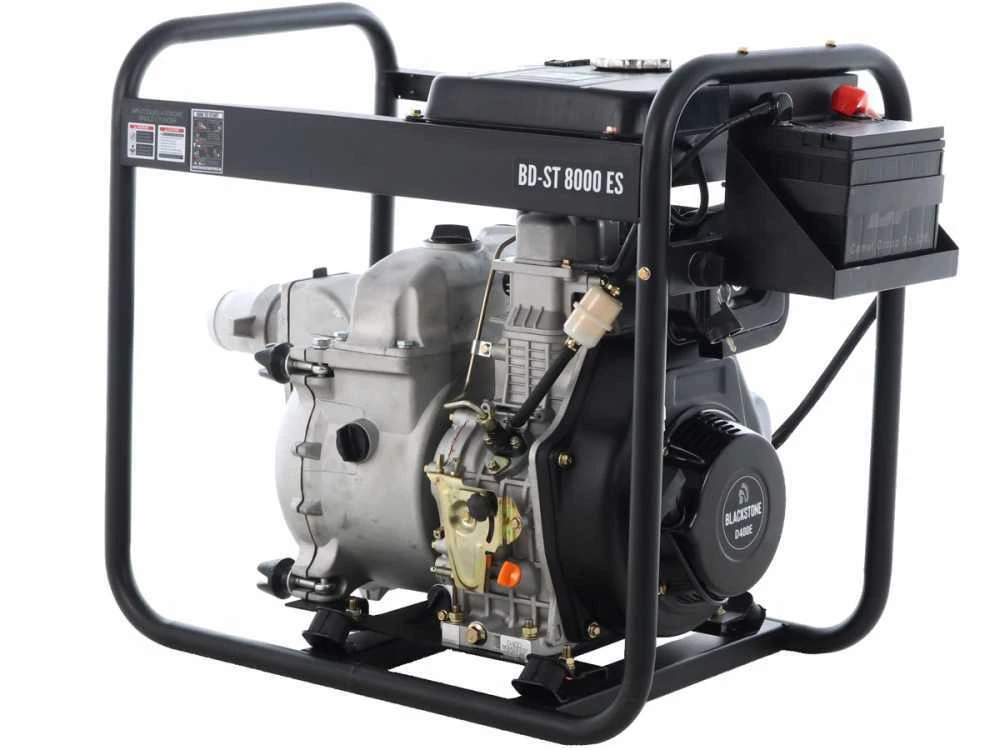 Motopompa Diesel BlackStone BD-ST 8000ES Per Acque Nere Sporche Con Raccordi 80 Mm - Euro 5 6 Motopompa Diesel BlackStone BD-ST 8000ES Per Acque Nere Sporche Con Raccordi 80 Mm - Euro 5 - immagine 6