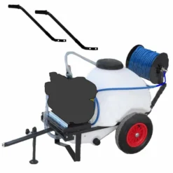 Motopompa Irrorazione Comet MTP MC 25 - Loncin 148F-2 Su Carrello Serbatoio 120 Lt Con Gancio