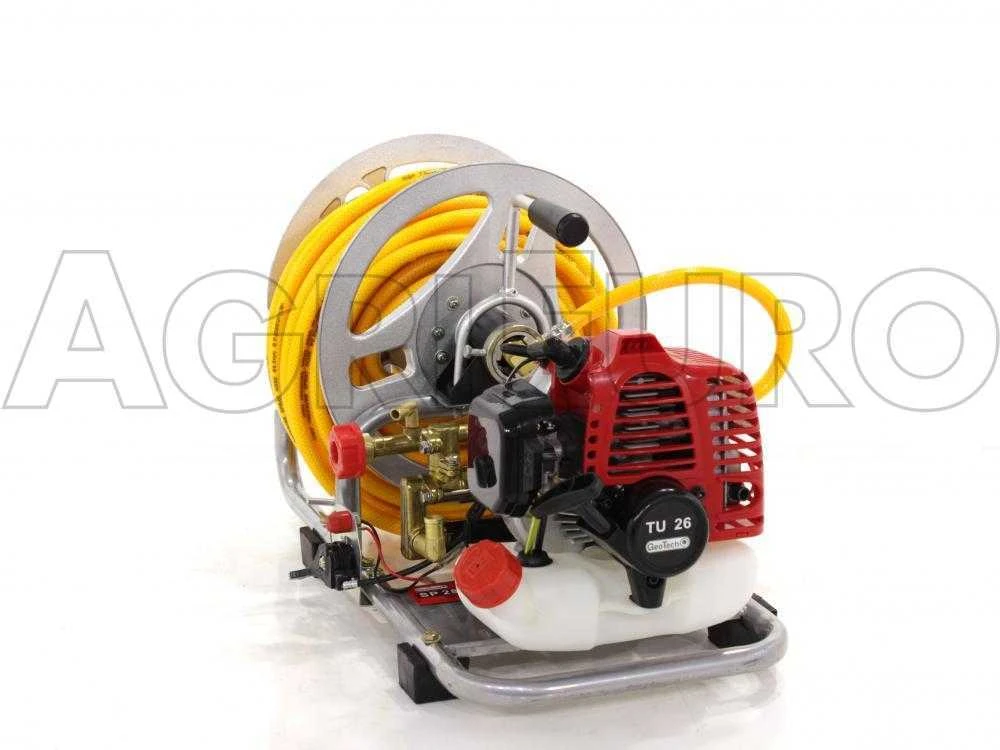 Motopompa Irrorazione GeoTech SP 28 2S Con Motore A Scoppio 2 Tempi - 15/25 Bar 3 Motopompa Irrorazione GeoTech SP 28 2S Con Motore A Scoppio 2 Tempi - 15/25 Bar - immagine 3