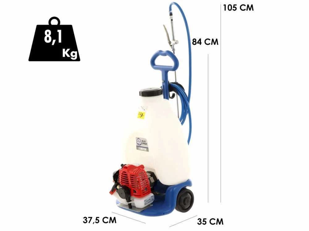 Pompa Irroratrice A Scoppio A Trolley Annovi Reverberi Blue Spray 3 Motor 3 Pompa Irroratrice A Scoppio A Trolley Annovi Reverberi Blue Spray 3 Motor - immagine 3