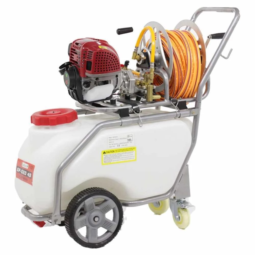 Pompa Irroratrice A Scoppio Carrellata GeoTech SP 520 4S - 4 Tempi A Benzina 1 Pompa Irroratrice A Scoppio Carrellata GeoTech SP 520 4S - 4 Tempi A Benzina