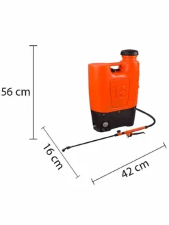 Pompa Irroratrice A Spalla Elettrica Stocker - Batteria Al Litio - Serbatoio 15L - Max 5 Bar -Cura Del Giardino pompa irroratrice a spalla elettrica stocker batteria al litio serbatoio 15l max 5 bar pompa per irrorazione spalleggiata 15788 0 1551871288 Misure lungo verticale