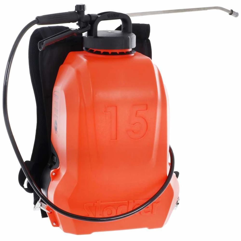 Pompa Irroratrice A Spalla Stocker Ergo 15 - Batteria A Litio 15 Litri - 5 Bar 1 Pompa Irroratrice A Spalla Stocker Ergo 15 - Batteria A Litio 15 Litri - 5 Bar