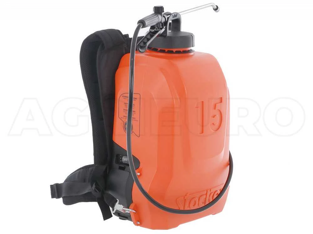 Pompa Irroratrice A Spalla Stocker Ergo 15 - Batteria A Litio 15 Litri - 5 Bar 5 Pompa Irroratrice A Spalla Stocker Ergo 15 - Batteria A Litio 15 Litri - 5 Bar - immagine 5