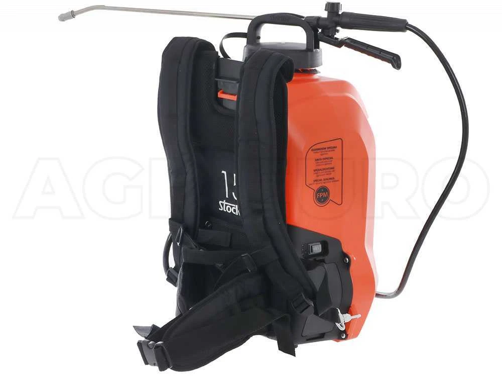 Pompa Irroratrice A Spalla Stocker Ergo 15 - Batteria A Litio 15 Litri - 5 Bar 12 Pompa Irroratrice A Spalla Stocker Ergo 15 - Batteria A Litio 15 Litri - 5 Bar - immagine 12