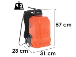 Pompa Irroratrice A Spalla Stocker Ergo 20 - Batteria A Litio- 20 Litri - 5 Bar -Cura Del Giardino pompa irroratrice a spalla stocker ergo 20 batteria a litio 20 litri 5 bar pompa per irrorazione spalleggiata 22887 0 1586445604 IMG 5e8f3d2410dec
