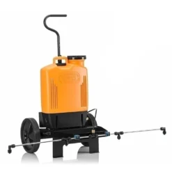 Pompa Per Irrorazione E Diserbo Elettrica- Batteria A Litio Volpi 22 PTB Su Carrello Con Ruote