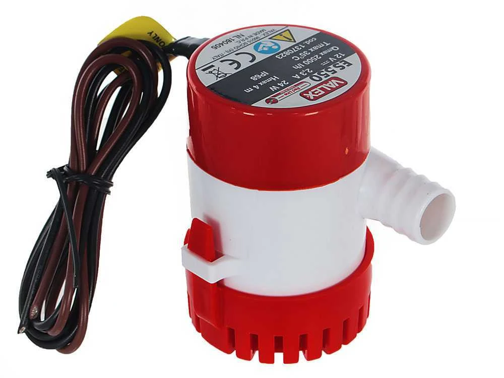 Pompa Sommersa Elettrica Per Acque Chiare Valex ES550 - Elettropompa Sommergibile 12V - 0,3Kg 2 Pompa Sommersa Elettrica Per Acque Chiare Valex ES550 - Elettropompa Sommergibile 12V - 0,3Kg - immagine 2