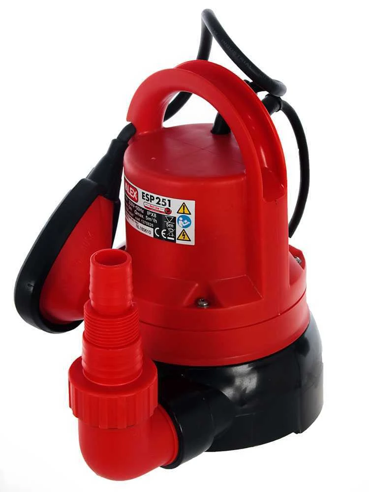 Pompa Sommersa Elettrica Per Acque Chiare Valex ESP251 - Elettropompa Sommergibile Da 250W 6 Pompa Sommersa Elettrica Per Acque Chiare Valex ESP251 - Elettropompa Sommergibile Da 250W - immagine 6