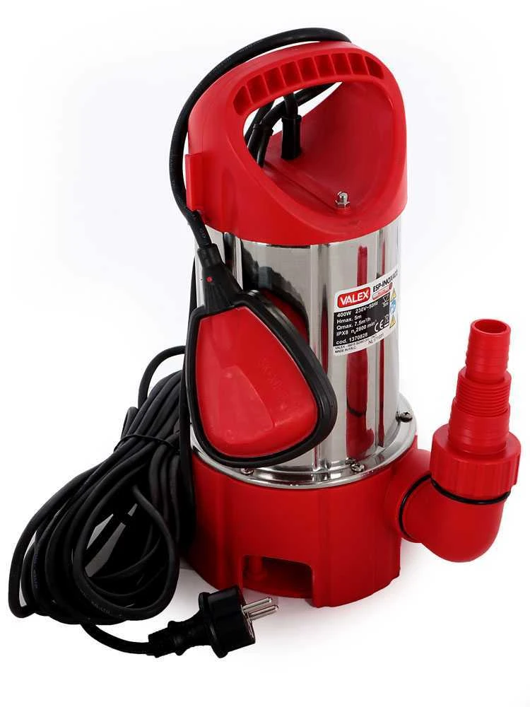 Pompa Sommersa Elettrica Per Acque Sporche Valex ESP-INOX402 - Elettropompa Da 400 W 11 Pompa Sommersa Elettrica Per Acque Sporche Valex ESP-INOX402 - Elettropompa Da 400 W - immagine 11