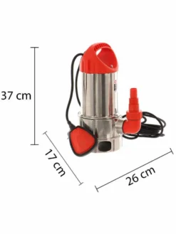 Pompa Sommersa Elettrica Per Acque Sporche Valex ESP-INOX751 - Elettropompa Da 750 W -Cura Del Giardino pompa sommersa elettrica per acque sporche valex esp inox751 elettropompa da 750 w elettropompa sommersa valex esp inox751 15543 0 1549030602 Misure lungo verticale