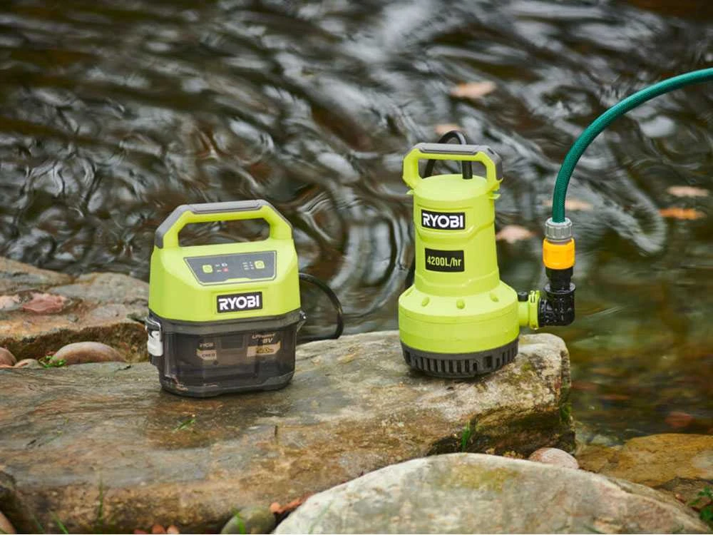 Pompa Sommersa Per Acque Chiare E Scure RYOBI RY18SPA-0 18V - SENZA BATTERIA E CARICABATTERIA 10 Pompa Sommersa Per Acque Chiare E Scure RYOBI RY18SPA-0 18V - SENZA BATTERIA E CARICABATTERIA - immagine 10