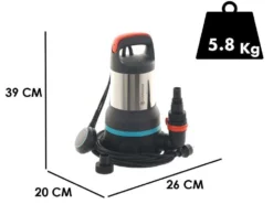 Pompa Sommersa Per Acque Sporche E Pulite Gardena 2 In 1 - 15000 - Art. 9048-20 - In Acciaio INOX -Cura Del Giardino pompa sommersa per acque sporche e pulite gardena 2 in 1 15000 art 9048 20 in acciaio inox pompa sommersa elettrica gardena 15000 30199 3 1625753837 IMG 60e708eda31ff