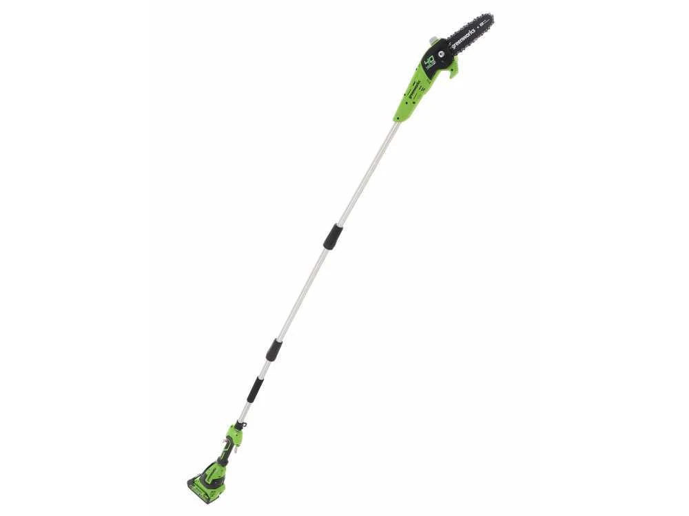 Potatore A Batteria Greenworks G40PSFK2 40V - A Spalla Su Asta Di Prolunga - Batteria 2A 6 Potatore A Batteria Greenworks G40PSFK2 40V - A Spalla Su Asta Di Prolunga - Batteria 2A - immagine 6