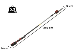 Potatore A Batteria Su Asta Telescopica HENX H36GZ12040 - 40V - SENZA CARICABATTERIA E BATTERIA -Cura Del Giardino potatore a batteria su asta telescopica henx h36gz12040 40v senza caricabatteria e batteria potatore henx h36gz12040 27530 5 1615477714 IMG 604a3bd21f601