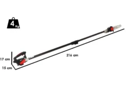 Potatore A Batteria Su Asta Telescopica Infaco TR9 - Batteria A Zaino Inclusa -Cura Del Giardino potatore a batteria su asta telescopica infaco tr9 batteria a zaino inclusa potatore su asta telescopica a batteria infaco tr9 38076 6 1666340769 IMG 635257a1ddc03