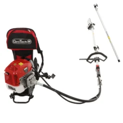 Potatore A Scoppio A Zaino 2 Tempi GeoTech GT-2 58 BP Con Asta Di Prolunga - 58 Cc