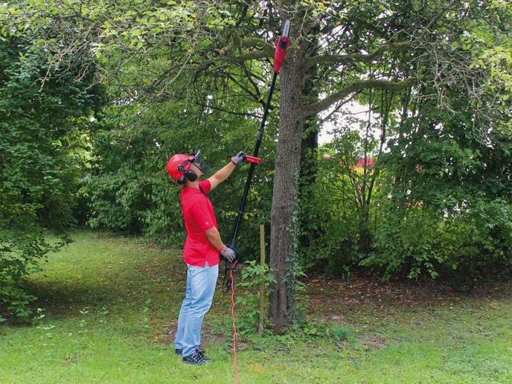 Potatore Elettrico 750W Einhell GC-EC 750 T Con Asta Telescopica In Fibra Di Vetro 2 Potatore Elettrico 750W Einhell GC-EC 750 T Con Asta Telescopica In Fibra Di Vetro - immagine 2
