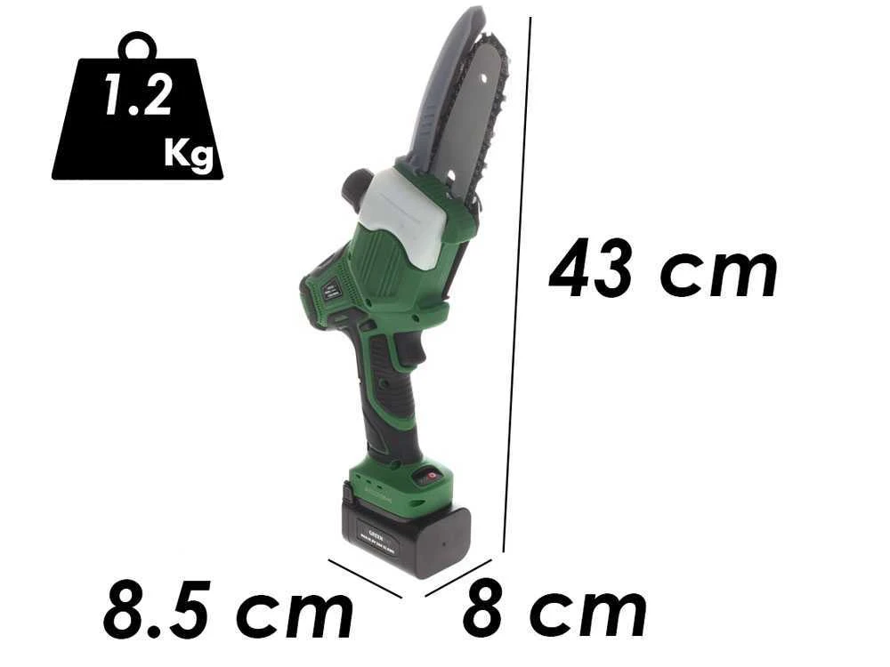 Potatore Elettrico A Batteria GreenBay TopSaw 5C - Con 2 Batterie Da 16,8 V - 2 Ah 3 Potatore Elettrico A Batteria GreenBay TopSaw 5C - Con 2 Batterie Da 16,8 V - 2 Ah - immagine 3