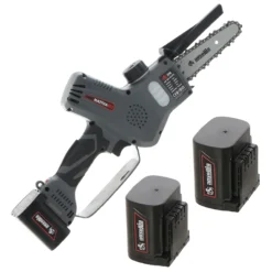 Potatore Manuale Elettrico A Batteria Ausonia Nativa Saw - 3 Batterie Da 24V 2.5Ah - Capacità Di Taglio 100mm