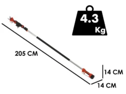 Stocker Magma E-35TP - Forbice Elettrica Da Potatura Su Asta - 2x 21.6V 2.6 Ah - 205/325 Cm -Cura Del Giardino stocker magma e 35tp forbice elettrica da potatura su asta 2x 21 6v 2 6 ah 205 325 cm forbice da potatura a batteria stocker magma e 35tp con asta 42040 6 1683297279 IMG 645513ff6a9b3