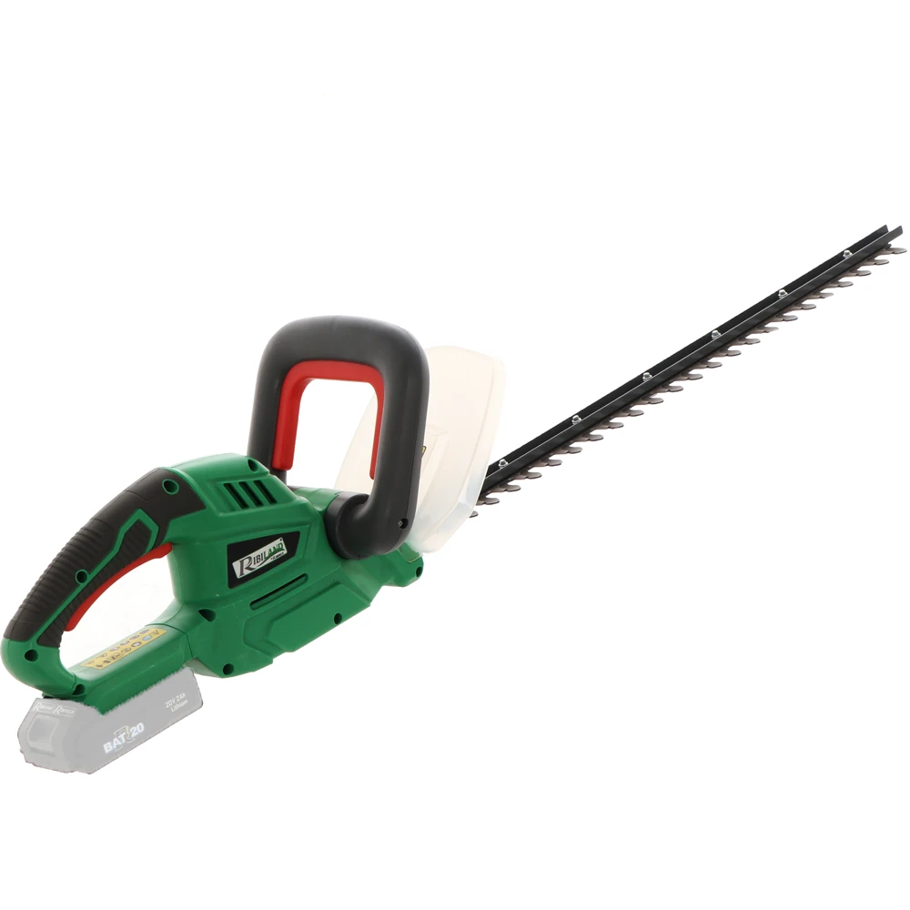 Tagliasiepi Elettrico A Batteria RIBIMEX PRBAT20-THSB - 20V 2Ah - SENZA BATTERIA E CARICABATTERIA 1 Tagliasiepi Elettrico A Batteria RIBIMEX PRBAT20-THSB - 20V 2Ah - SENZA BATTERIA E CARICABATTERIA