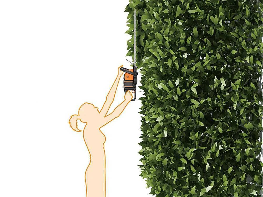 Tagliasiepi Elettrico A Batteria Worx WG284E - 2 Batterie 2x20V 2Ah - Lama 60 Cm In Acciaio 6 Tagliasiepi Elettrico A Batteria Worx WG284E - 2 Batterie 2x20V 2Ah - Lama 60 Cm In Acciaio - immagine 6