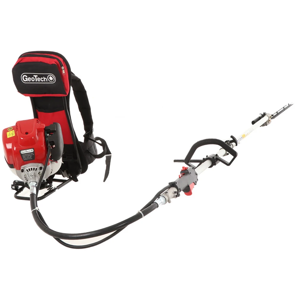 Tagliasiepi Su Asta Di Prolunga A Scoppio Con Zaino 4 Tempi GeoTech GT-4 36 BP - 36 Cc 1 Tagliasiepi Su Asta Di Prolunga A Scoppio Con Zaino 4 Tempi GeoTech GT-4 36 BP - 36 Cc