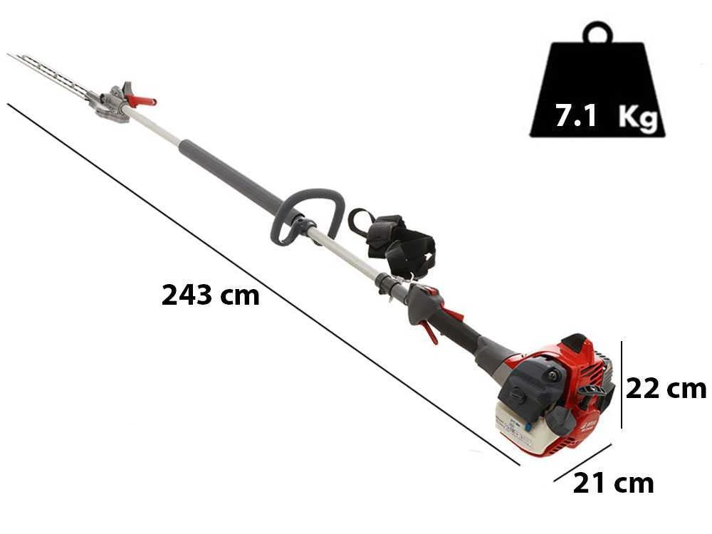 Tagliasiepi Su Asta Di Prolunga A Scoppio Efco DS 2410 HL - Lama Da 50 Cm - 1,2 HP - immagine 2