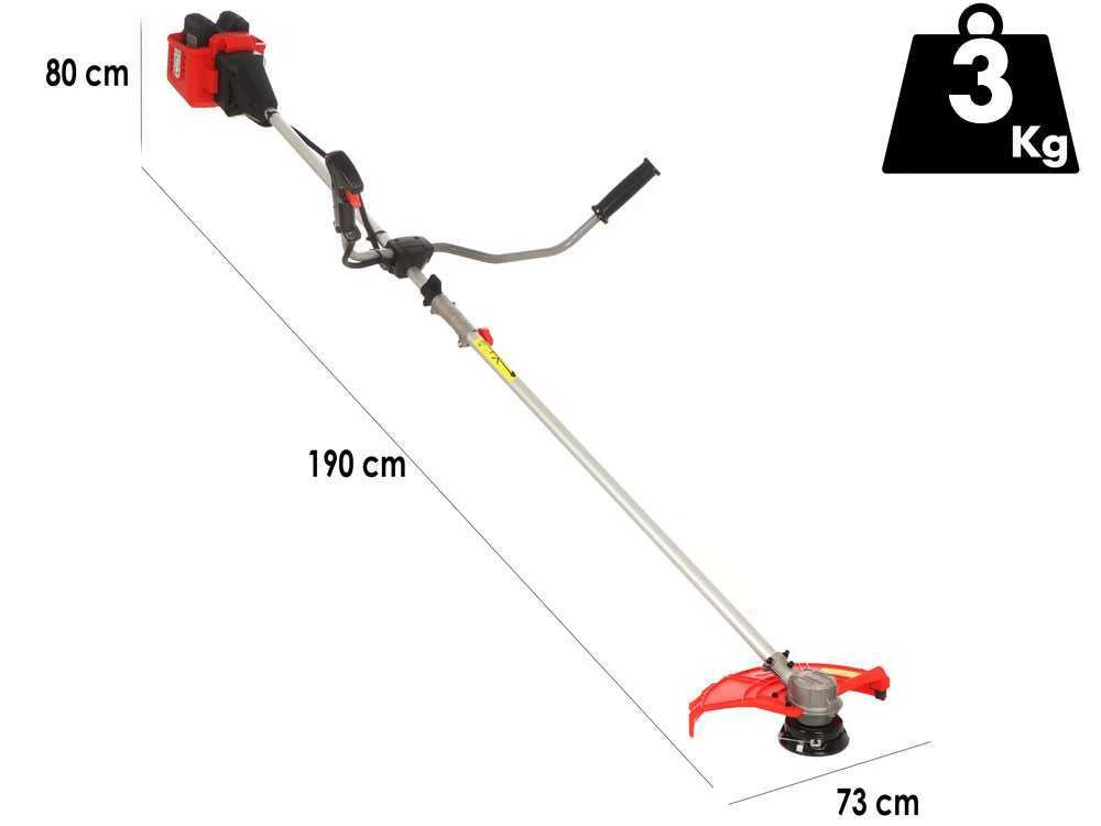 VALEX M-DEB36 - Decespugliatore A Batteria - 36 V - SENZA BATTERIE E CARICABATTERIE 2 VALEX M-DEB36 - Decespugliatore A Batteria - 36 V - SENZA BATTERIE E CARICABATTERIE - immagine 2