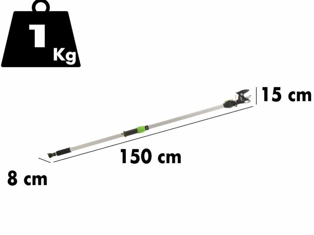 Verdemax - Forbicione Da Potatura Manuale - Asta Fissa 150cm - Ø 25 Mm 2 Verdemax - Forbicione Da Potatura Manuale - Asta Fissa 150cm - Ø 25 Mm - immagine 2