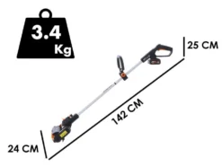 Worx WG441E - Pulitore Per Esterni A Batteria - Batteria Da 20V - 4Ah - 2 Spazzole Incluse -Cura Del Giardino worx wg441e pulitore per esterni a batteria batteria da 20v 4ah 2 spazzole incluse pulisci pavimenti a batteria worx 32793 10 1643730900 IMG 61f957d440eb7